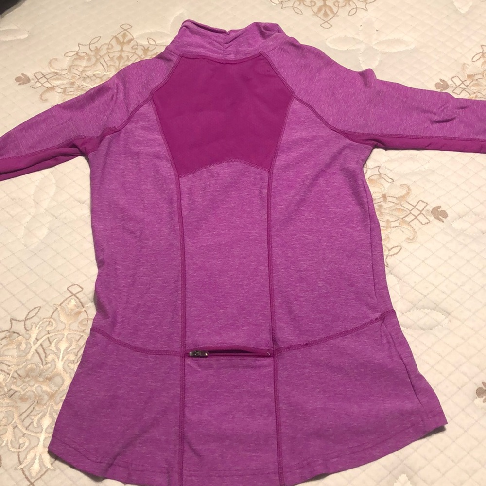 Purple Champion quarter zip